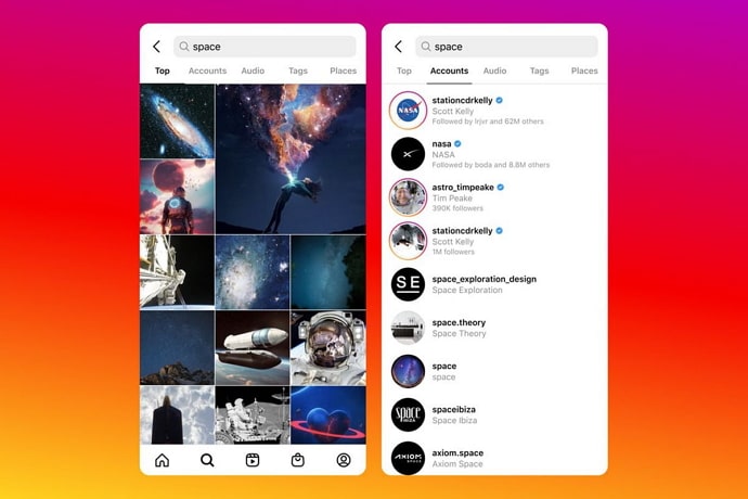  Instagram တွင်ရှင်းလင်းထားသောရှာဖွေမှုမှတ်တမ်းကိုမည်သို့ကြည့်ရှုနည်း